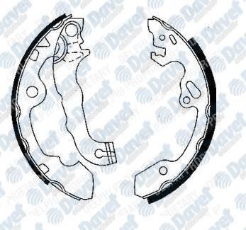 DELPHI LS1850 Fren Pabucu Ford Focus 08/98>11/04 Arka